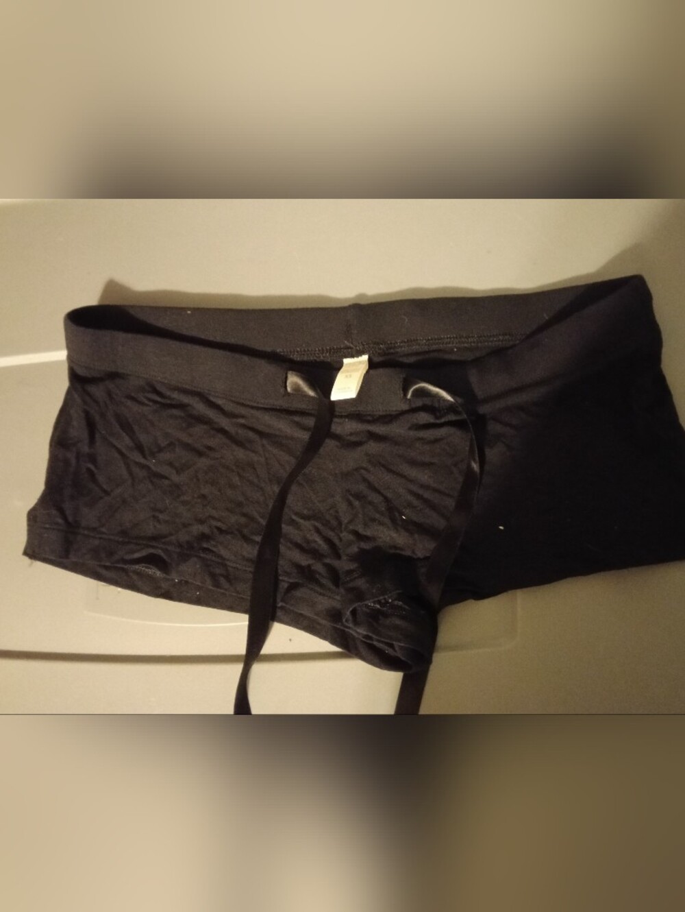 Old Navy Black Athletic Lounge Shorts with Drawstring